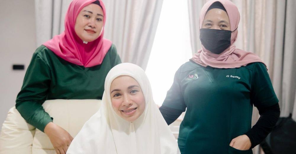 Image from: 'Terima kasih jaga saya dan Jarir' - Amira Othman hargai confinement lady, anggap orang baik-baik satu rezeki