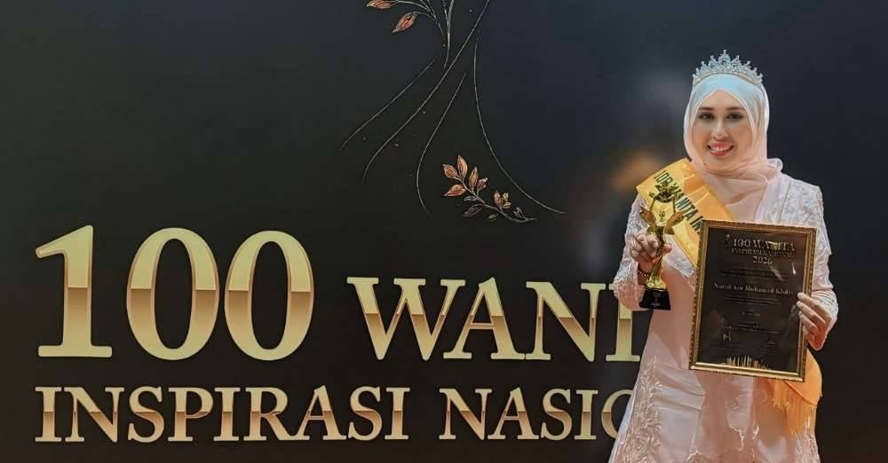 Image from: Anugerah 100 Wanita Inspirasi Nasional 2026 jadi pemangkin, Nurul Ain buktikan wanita mampu cipta perubahan dalam dunia AI