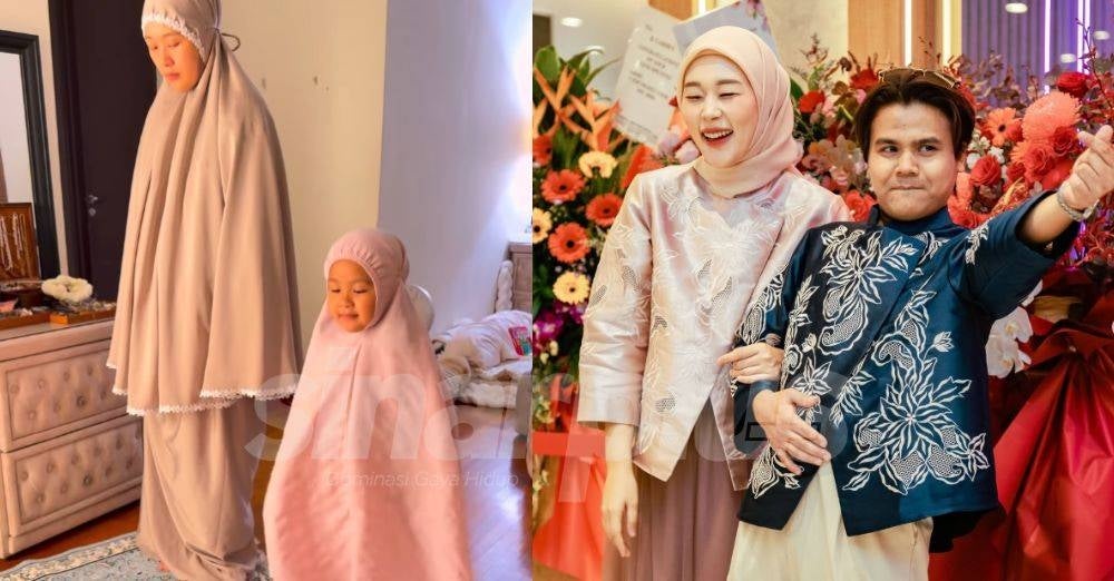 Image from: 'Setiap kali solat, suami tolong bentang sejadah' - 7 tahun berkahwin, Maryam dedah Ryzal tak pernah culas bimbing, beri galakan bab ibadah