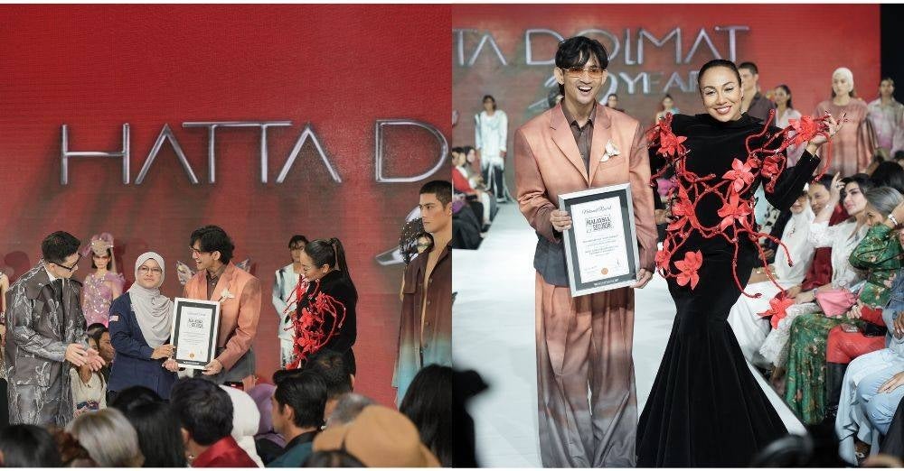 Image from: 'Saya lebih ingat siapa di sisi' – Hatta Dolmat cipta sejarah sempena 20 tahun dalam fesyen, raih pengiktirafan MBOR