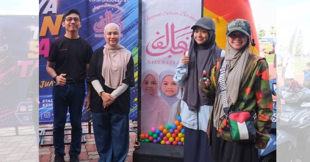 Image from: Bermula daripada cita rasa si kecil, Nadiah hasilkan hijab sedondon untuk ibu dan anak