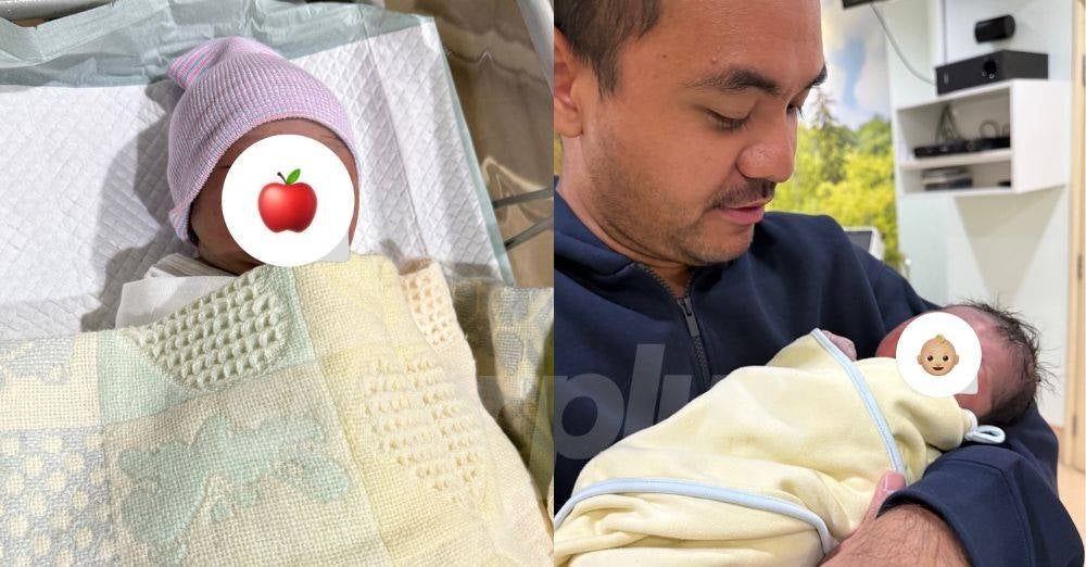 Image from: 6 tahun menanti, Ally Mukhriz timang anak lelaki selepas jalani IVF -' Selamat datang ke dunia, wahai anak kecil'
