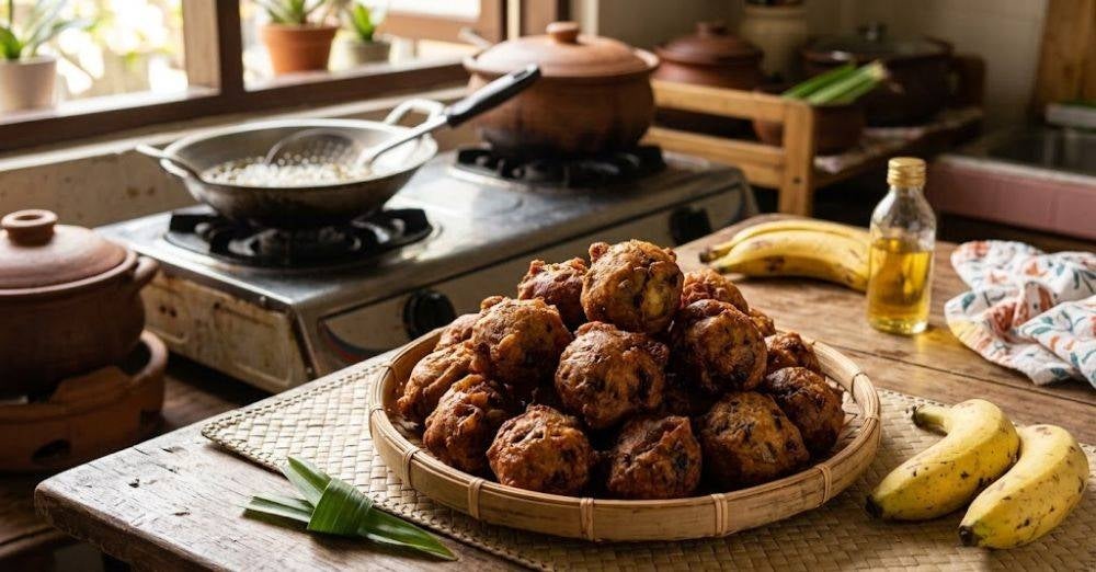 Image from: 'Senang isteri nak kutip pahala...' - Fazley Yaakob kongsi resipi cekodok pisang simple buat bekal suami, netizen terhibur & mengimbau kenangan