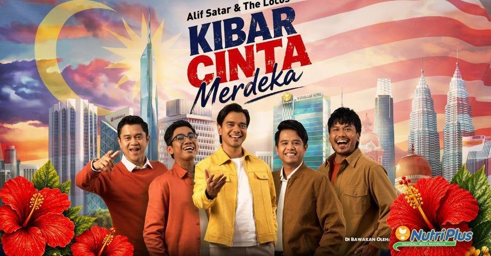 Image from: Alif Satar & The Locos semarakkan sambutan Bulan Kebangsaan menerusi ‘Kibar Cinta Merdeka’, raikan kebersamaan rakyat Malaysia