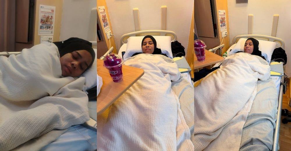 Image from: Ayu Damit kongsi alami sesak nafas dan muntah pukul 3 pagi, dikejarkan ke hospital – ‘Doakan saya’