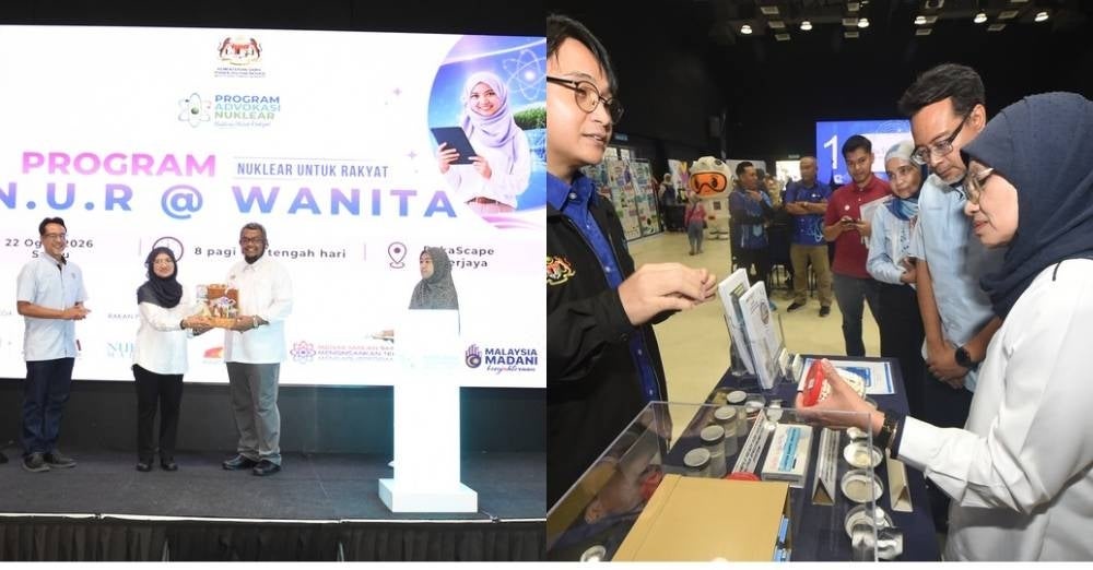 Image from: Wanita dekati teknologi nuklear, ubi kayu jadi tumpuan Program Advokasi Nuklear