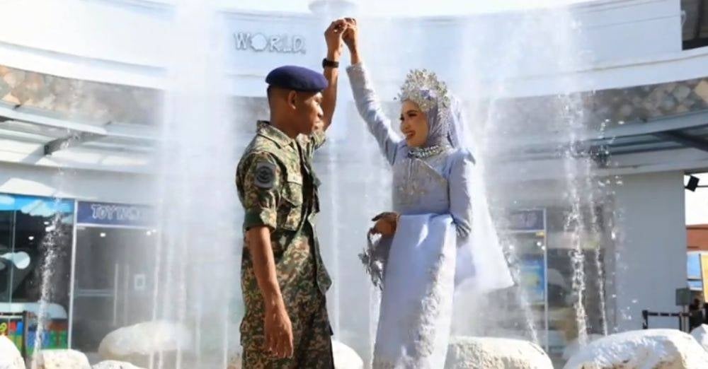 Image from: 'Tunggu sayang di pintu syurga.' Air mata bahagia pengantin baharu bertukar duka, 3 hari nikah suami maut kemalangan