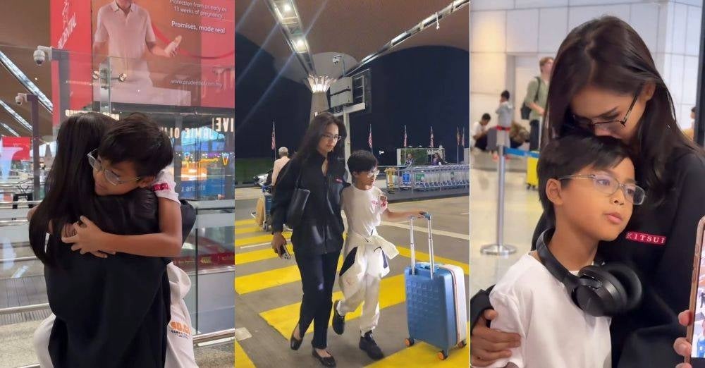 Image from: Pertama kali lepaskan Ayden ‘terbang’ ke Sydney bersama Syed Saddiq, Bella Astillah luah rasa – ‘Hati rasa sedikit berat tapi…’
