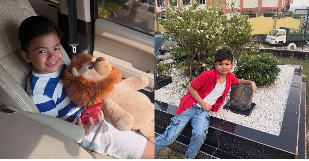 Image from: ‘Cukup di mata awak, baba ni alright’ – Sharnaaz Ahmad titip pesan buat Jebat Jayden, mahu anak sentiasa rendah diri