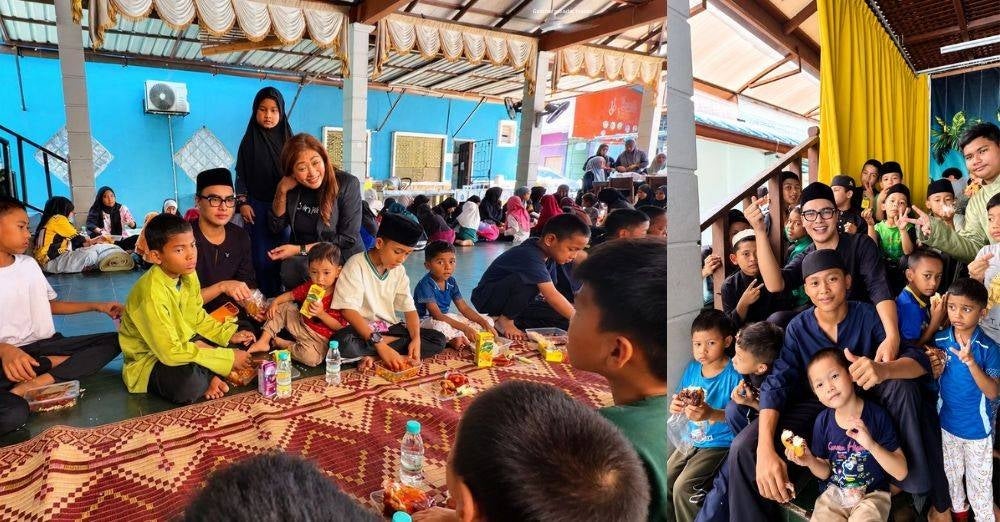 Image from: Sering dipandang serong kerana kisah silam, Diva M kongsi rezeki bersama 112 anak Rumah Kasih Harmoni - ‘Tak semestinya tunggu kaya’