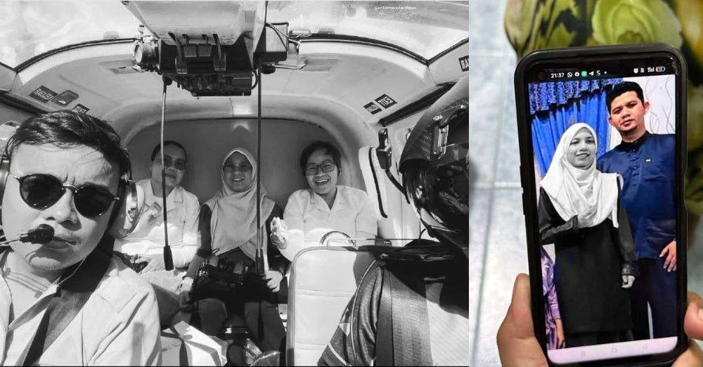 Image from: 'Dia berani naik helikopter demi pesakit' – Bapa kenang impian Dr Ainul mahu jadi doktor pakar
