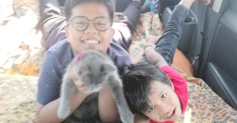 Image from: 'Kasih abang peluk adik...' Ibu dan dua anak maut dalam kebakaran
