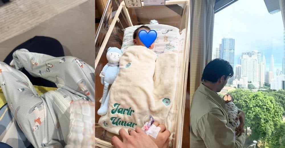 Image from: 'Kami tidak mahu sembunyikan anak'– Amira Othman dan Fattah Amin belum sedia kongsi wajah Jarir