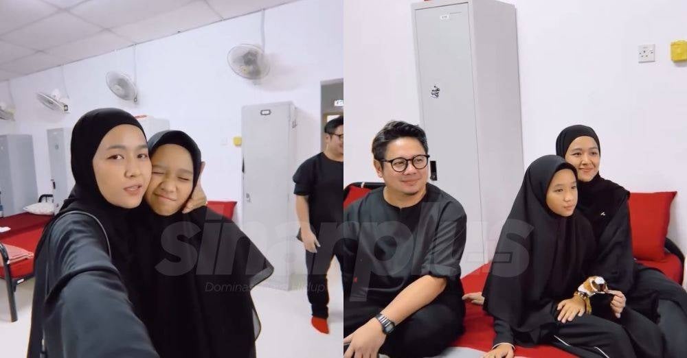Image from: 'Bukan mudah lepaskan Maream...' Farah Lee & Ally Iskandar sebak hantar anak ke asrama selepas 6 tahun homeschooling