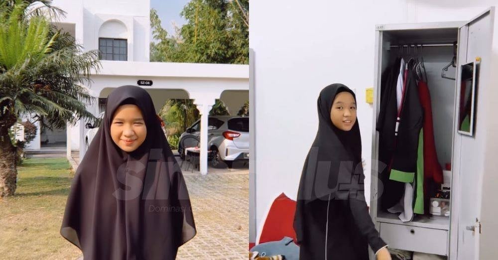 Image from: 'Bukan mudah lepaskan Maream...' Farah Lee & Ally Iskandar sebak hantar anak ke asrama selepas 6 tahun homeschooling