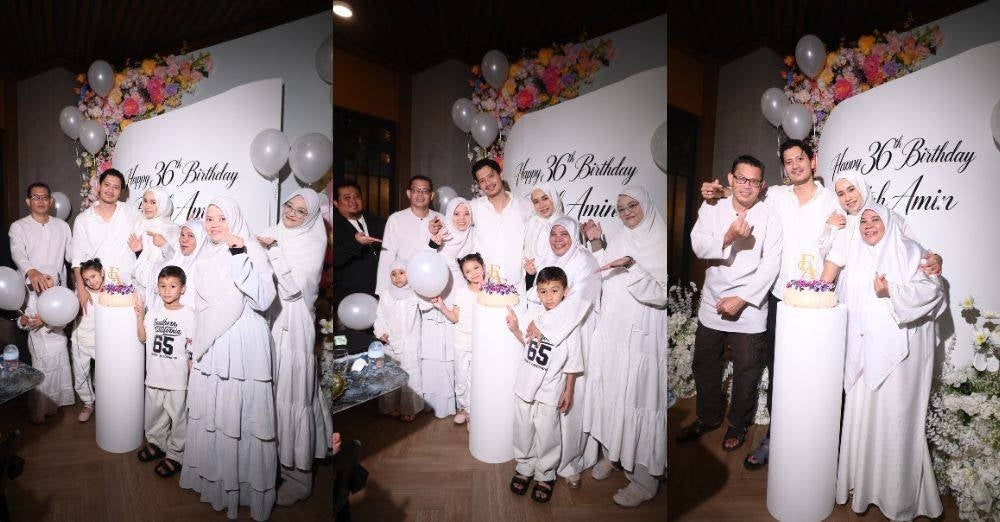 Image from: 'Terima kasih isteriku, i love you sampai syurga' -Sambut ulang tahun ke-36, Fattah Amin titip penghargaan buat Amira Othman, hargai insan di sisi