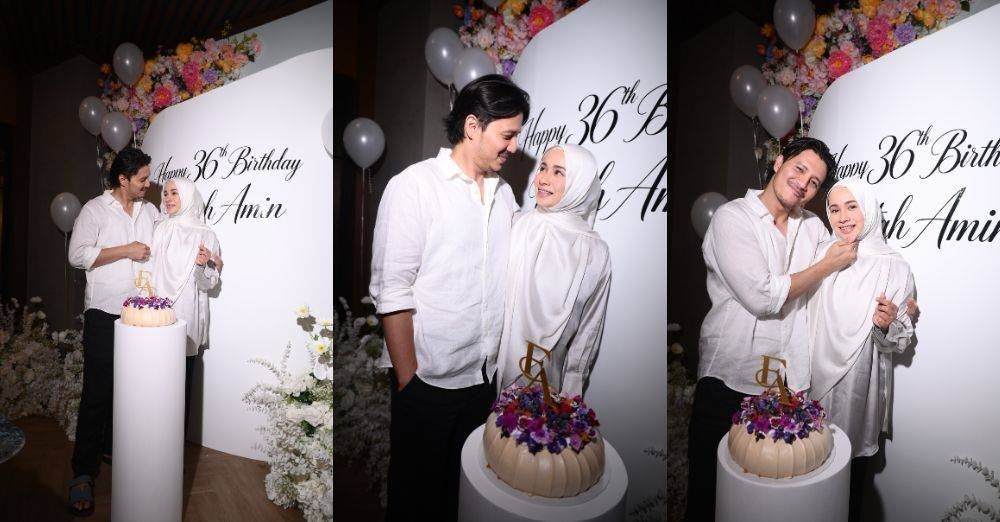 Image from: 'Terima kasih isteriku, i love you sampai syurga' -Sambut ulang tahun ke-36, Fattah Amin titip penghargaan buat Amira Othman, hargai insan di sisi