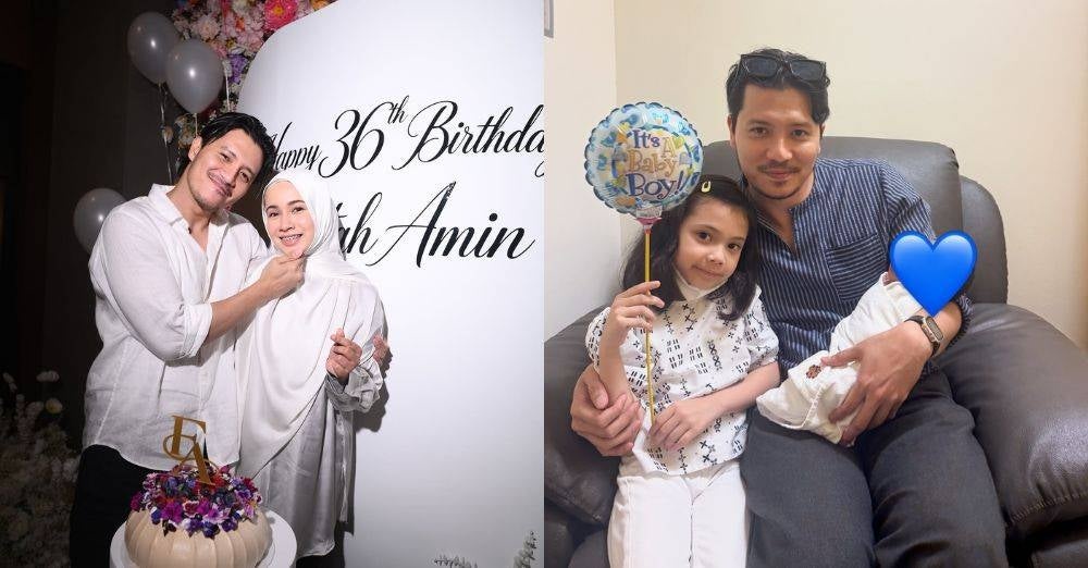 Image from: 'Terima kasih sayang setahun ini & lahirkan Jarir '- Ucapan sweet Fattah Amin buat Amira sempena anniversary buat ramai cair