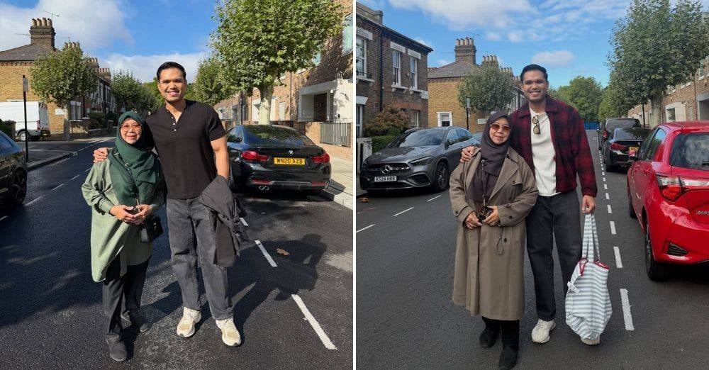 Image from: Mak sudah lama ajak bercuti, Khairul Aming akhirnya luang masa bawa ibu ke London – ‘Kali ni kita kosongkan kalendar’