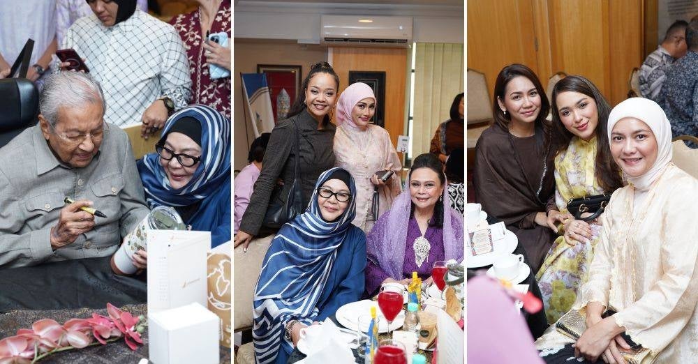 Image from: Sanggup berjaga hingga 4 pagi buat kek, Umie Aida tunaikan hasrat anak seni bertemu Tun M - ‘Dah macam festival filem’