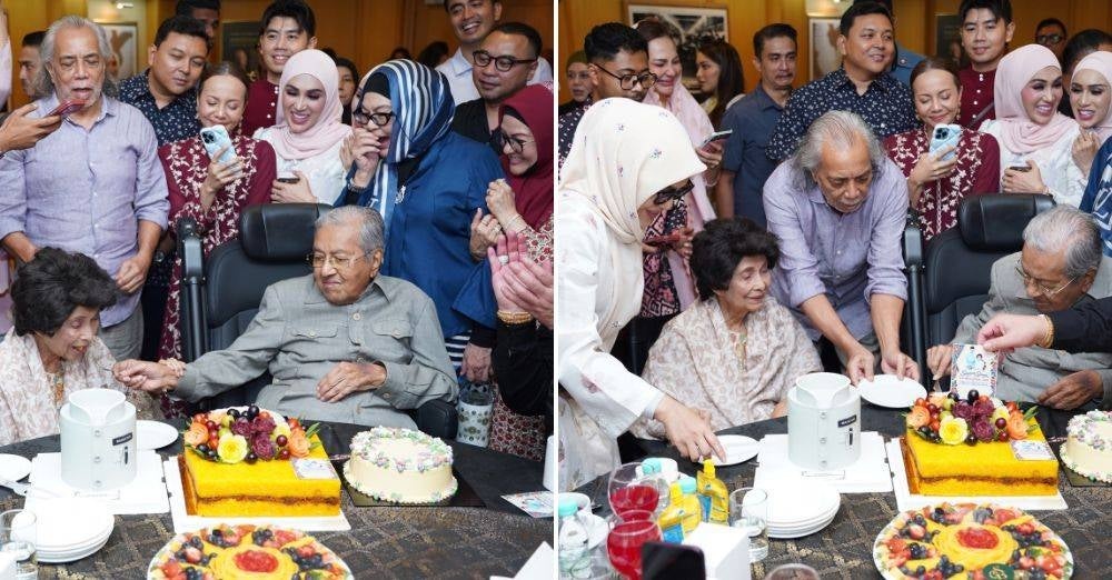 Image from: Sanggup berjaga hingga 4 pagi buat kek, Umie Aida tunaikan hasrat anak seni bertemu Tun M - ‘Dah macam festival filem’