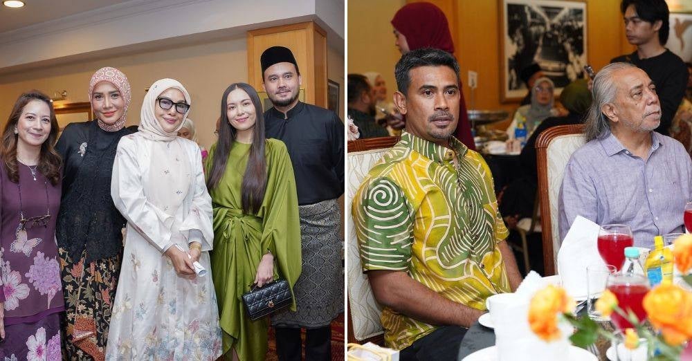 Image from: Sanggup berjaga hingga 4 pagi buat kek, Umie Aida tunaikan hasrat anak seni bertemu Tun M - ‘Dah macam festival filem’