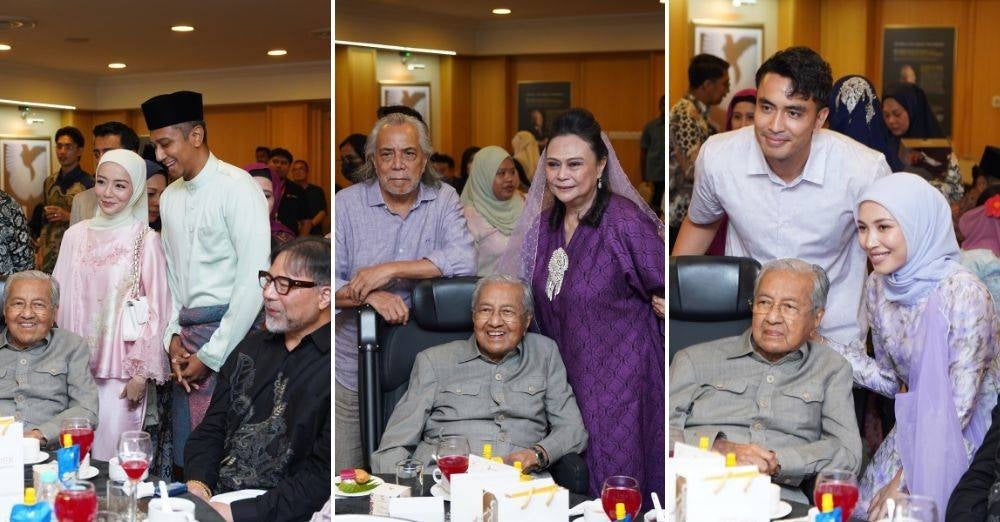 Image from: Sanggup berjaga hingga 4 pagi buat kek, Umie Aida tunaikan hasrat anak seni bertemu Tun M - ‘Dah macam festival filem’