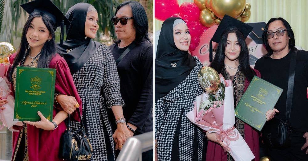 Image from: ‘Terbanglah tinggi wahai anakku’ - Salina Saibi titipkan doa buat anak sulung, wajah seiras ibu curi perhatian netizen
