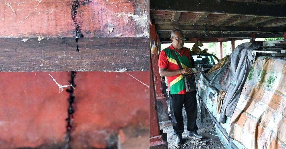 Image from: Tragis! Kaki dicucuk benda tajam dari celah lantai, selisih faham punca wanita OKU maut. Suami, anak 15 tahun direman