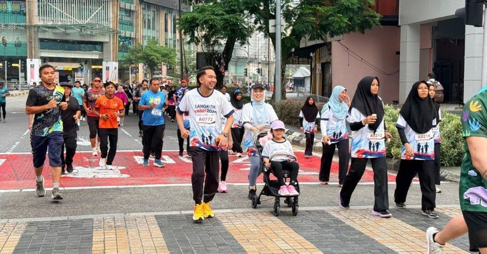 Image from: Bukan sekadar larian, 1,000 anak yatim bawa pulang kenangan