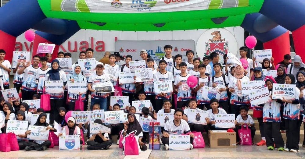 Image from: Bukan sekadar larian, 1,000 anak yatim bawa pulang kenangan