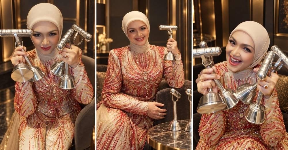 Image from: Pimpin tangan Habsah Hassan ke pentas, adab Siti Nurhaliza buat Nourul Depp kagum - 'Rezeki ibu yang melahirkan, tuah suami memiliki'
