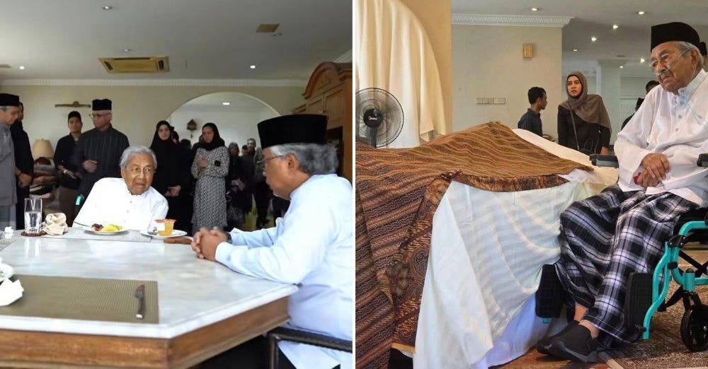Image from: ‘Saya tak sangka Hasmah meninggal dunia’ - Luahan Tun M undang sebak, Sultan Pahang titip pesanan