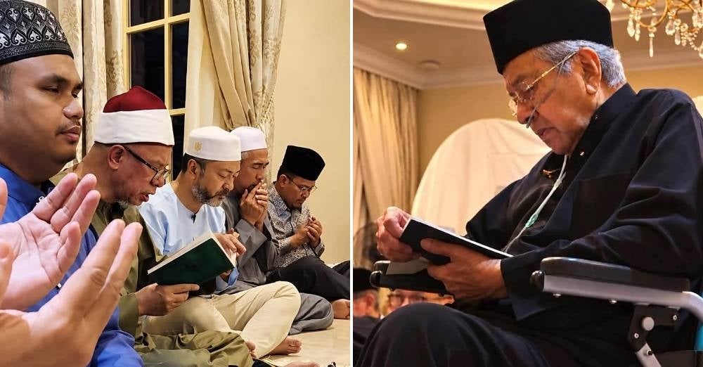 Image from: Dr Zulkifli kongsi momen ziarah Tun M selepas pemergian Tun Hasmah - ‘Saya cuba pujuk dan kuatkan hati seorang bapa’