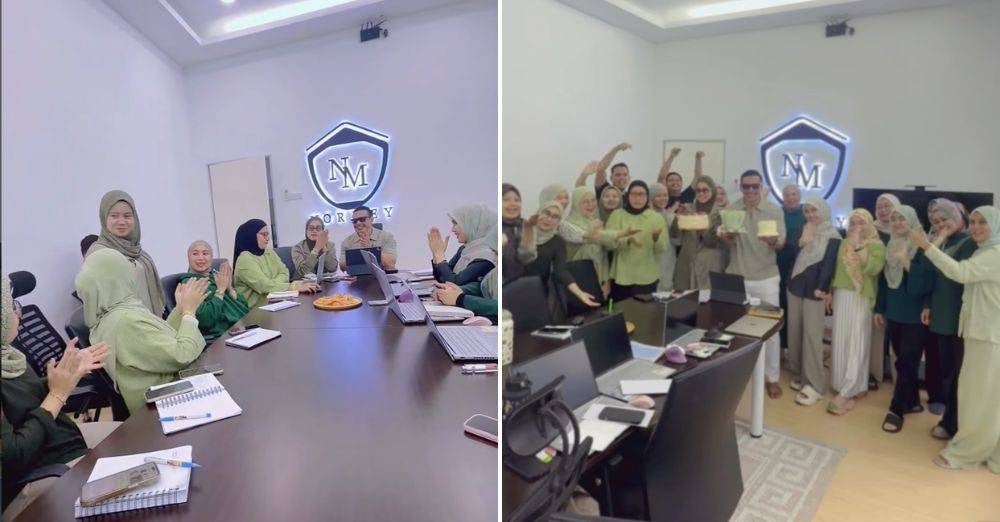 Image from: Kejutan istimewa Norman Hakim dan Memey Suhaiza buat staf, hadiah tunaikan umrah undang sebak – ‘Bila ALLAH izinkan, tiada yang mustahil’