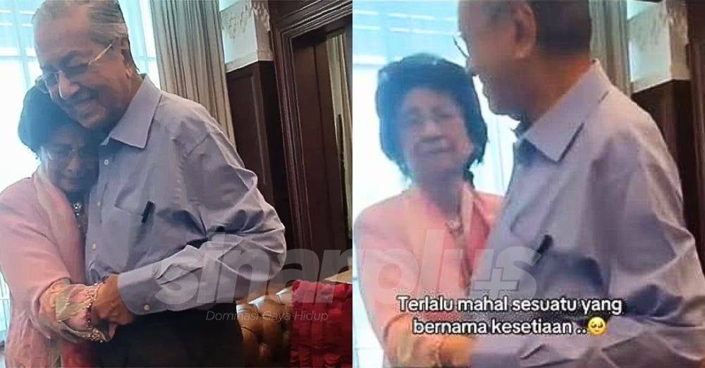 Image from: ‘Semoga bersua semula di syurga...’ PU Riz kongsi sisi suami kekok dipeluk isteri, kenang kasih Tun M dan Tun Dr Hasmah