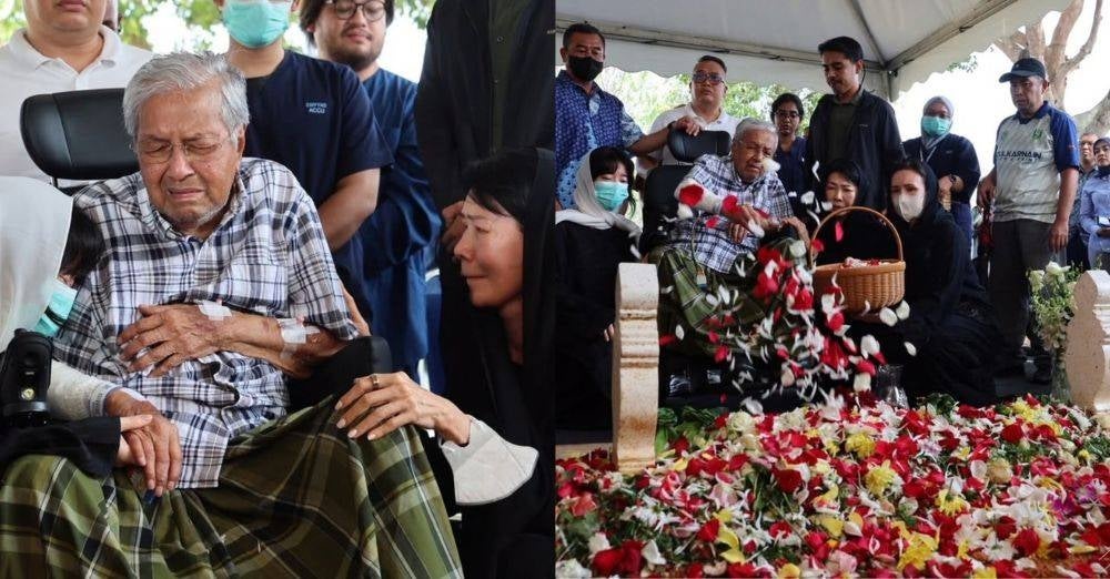 Image from: 'Kalau duduk di rumah, setiap benda mengingatkan kepada arwah bonda' - Mukhriz dedah keadaan Tun M selepas pemergian Tun Hasmah