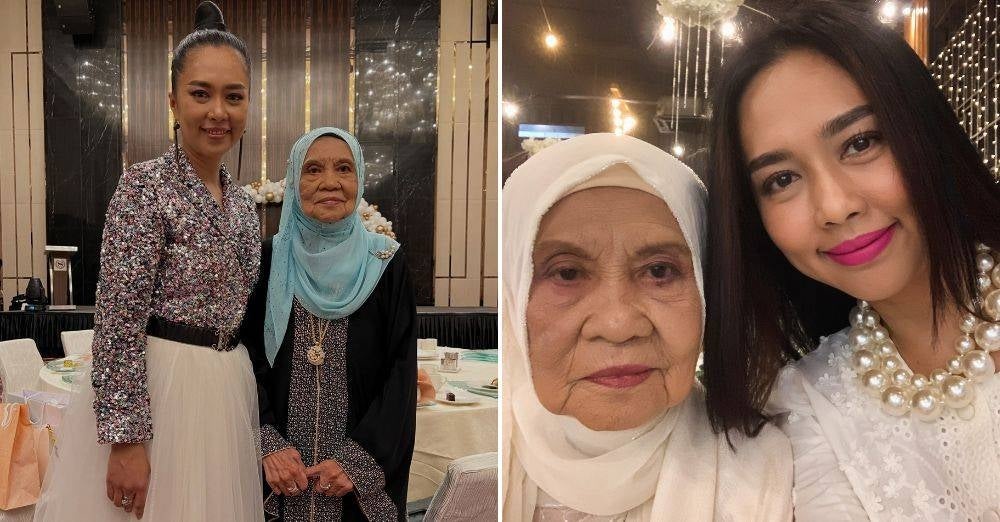 Image from: Syafinaz sambut ulang tahun ke-96 ibu, titip doa penuh kasih – 'I love you forever Mak'