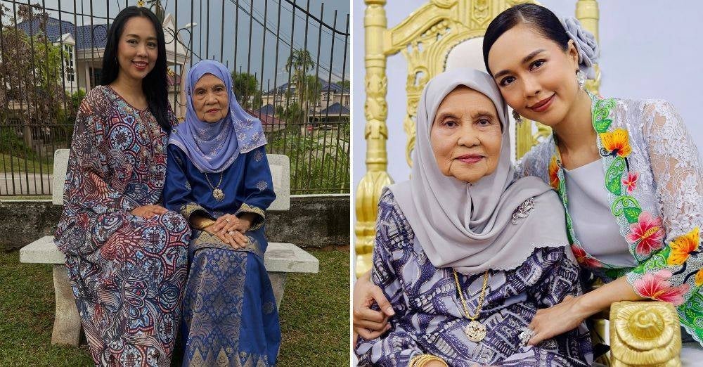 Image from: Syafinaz sambut ulang tahun ke-96 ibu, titip doa penuh kasih – 'I love you forever Mak'