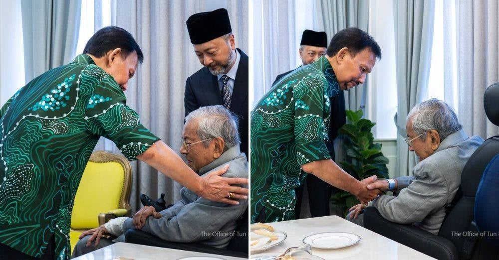 Image from: Sultan Hassanal Bolkiah ziarah Tun M di IJN, momen dua tokoh negara curi perhatian