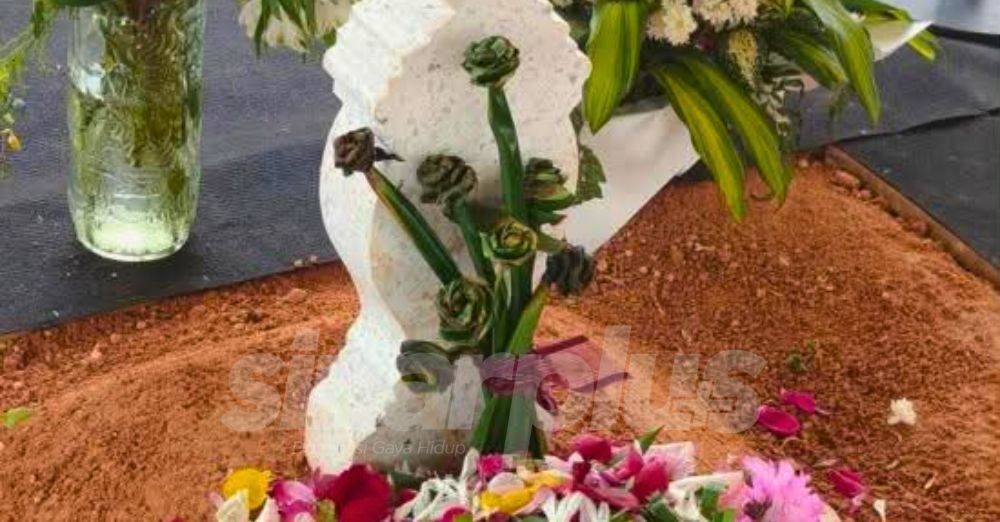 Image from: 'Tak ada pembantu...' - Tular bunga pandan atas pusara Tun Dr Hasmah didakwa digubah Tun M, ini penjelasan pegawai khas