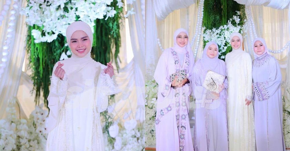 Image from: 'Sebelum akad, biar ayat ALLAH tenangkan hati' - Bella Astillah khatam al-Quran, Syed Saddiq hadir bawa bunga