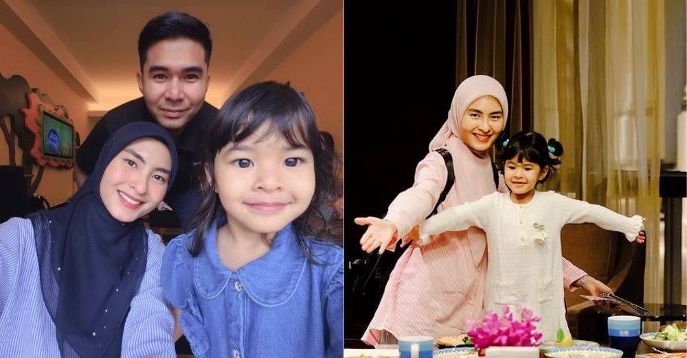 Image from: 'My strong girl!' Wany Hasrita kongsi detik cemas anak alami inguinal hernia dan dibedah
