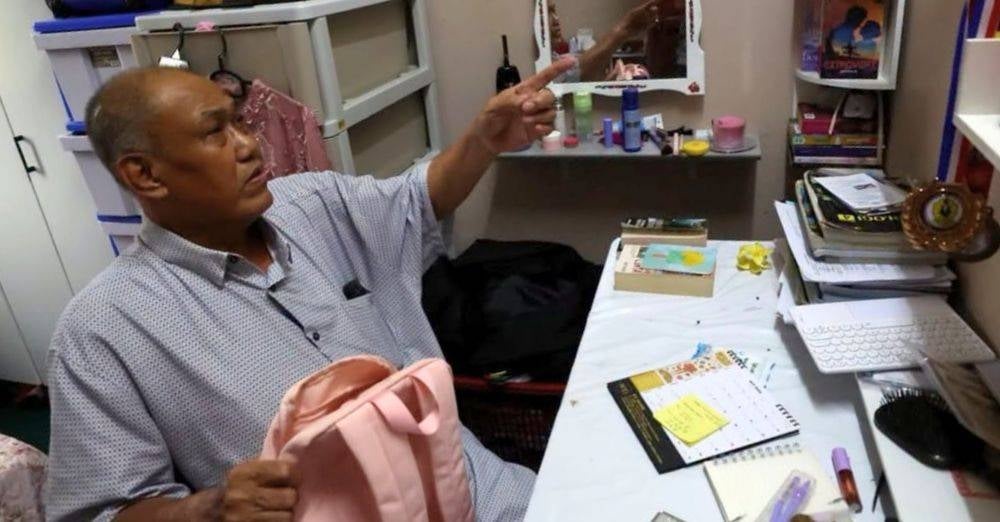 Image from: 'Seolah-olah dia ada...' Barang milik Irene Sofiya masih tidak terusik, datuk tak sampai hati