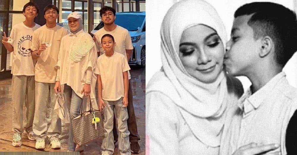 Image from: ‘Sejak Aril dalam perut lagi, mama dah berjanji...’ Anak sulung bertunang, Linda Rafar imbas pengorbanan besarkan anak