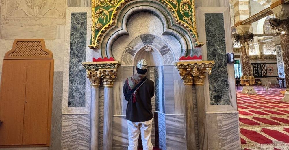 Image from: ‘Tahun ini si kecil sambut birthday daddy...’ Nelydia dedah wajah anak sulung, syukur doa di Masjid Al-Aqsa jadi kenyataan