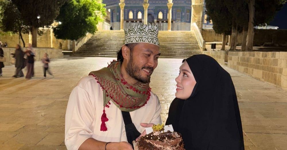 Image from: ‘Tahun ini si kecil sambut birthday daddy...’ Nelydia dedah wajah anak sulung, syukur doa di Masjid Al-Aqsa jadi kenyataan