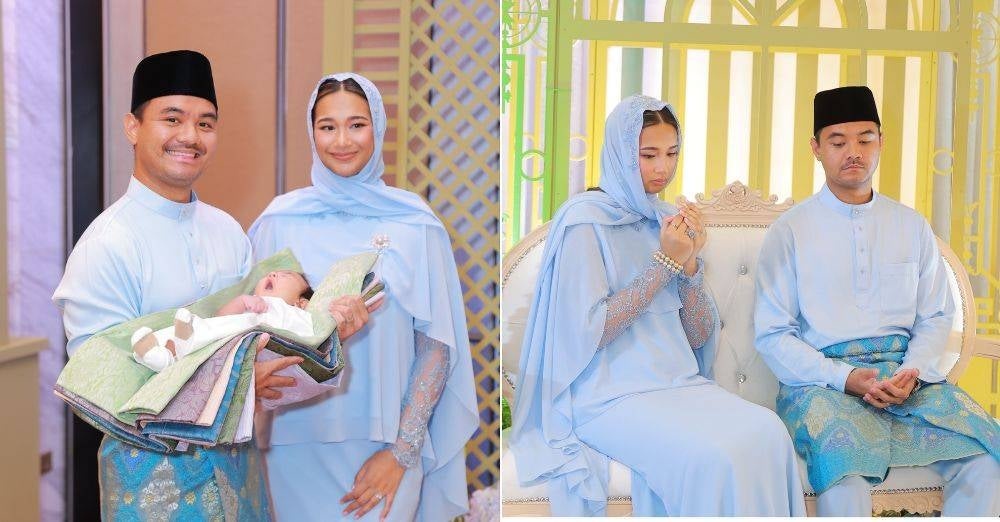 Image from: Senyuman Tun Dr Mahathir ketika akikah cicit pertama undang perhatian, Ally Mukhriz luah rindu Tun Dr Hasmah