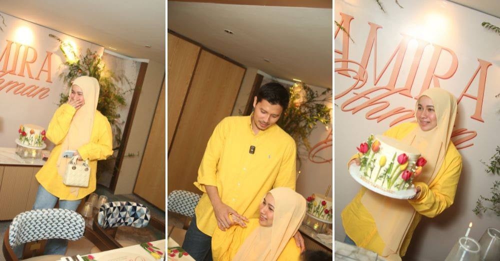 Image from: ‘Hidup I best bila ada you’ – Fattah Amin titip ucapan hari lahir buat Amira Othman, pantun pen merah pen biru mencuit hati