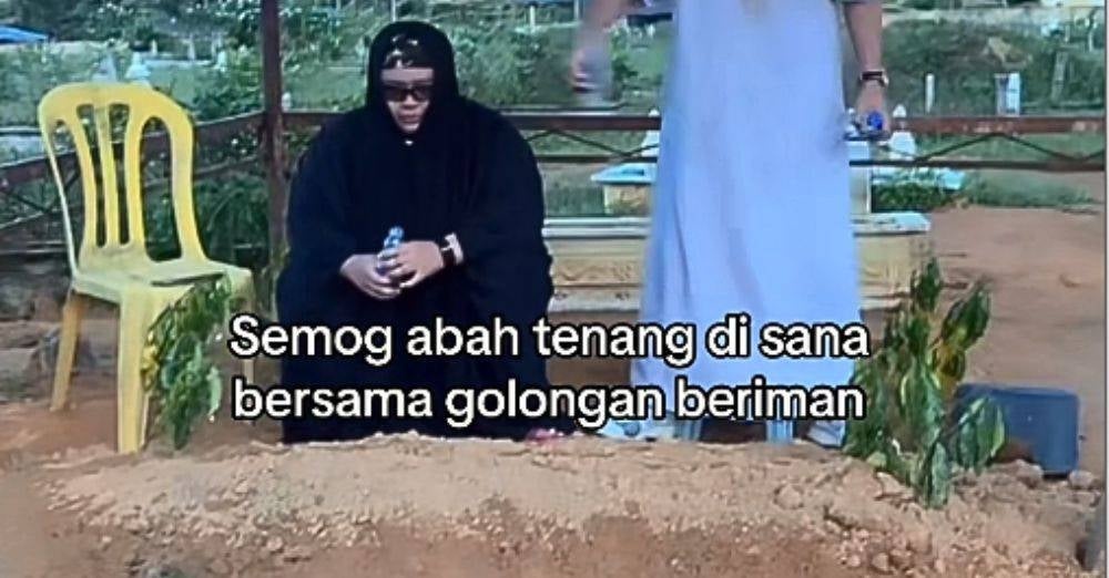 Image from:  ‘Last jumpa ayah waktu kecil’ – Cik B sebak, kesal tak selalu hubungi bapa, titip pesan buat anak broken family